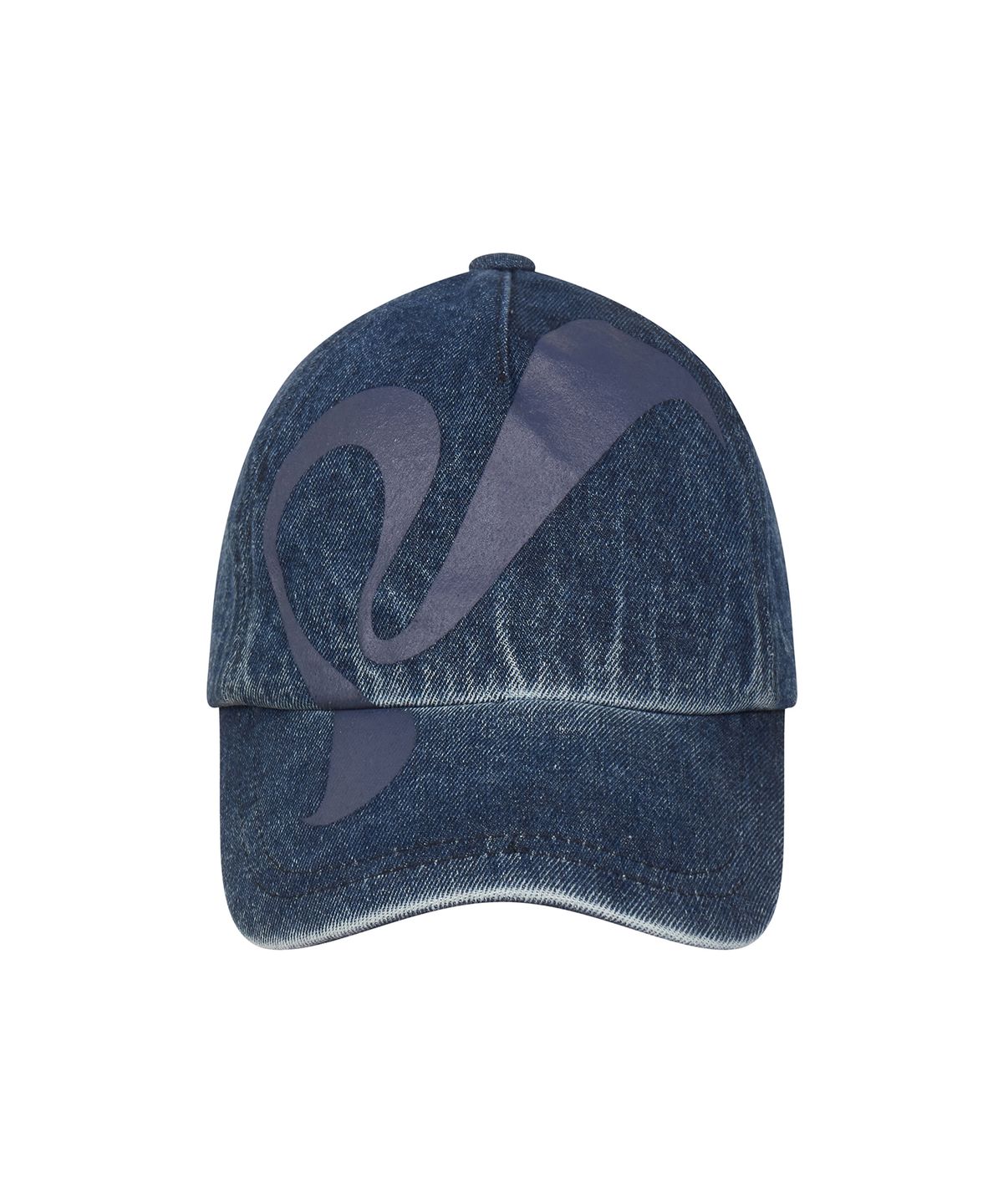 러브이즈트루(LUVISTRUE) CURVED L BALLCAP(NAVY)