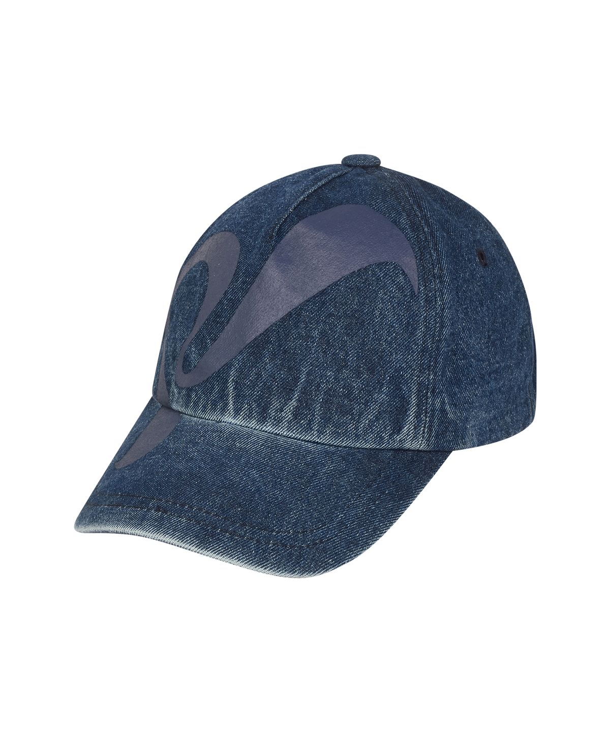 러브이즈트루(LUVISTRUE) CURVED L BALLCAP(NAVY)