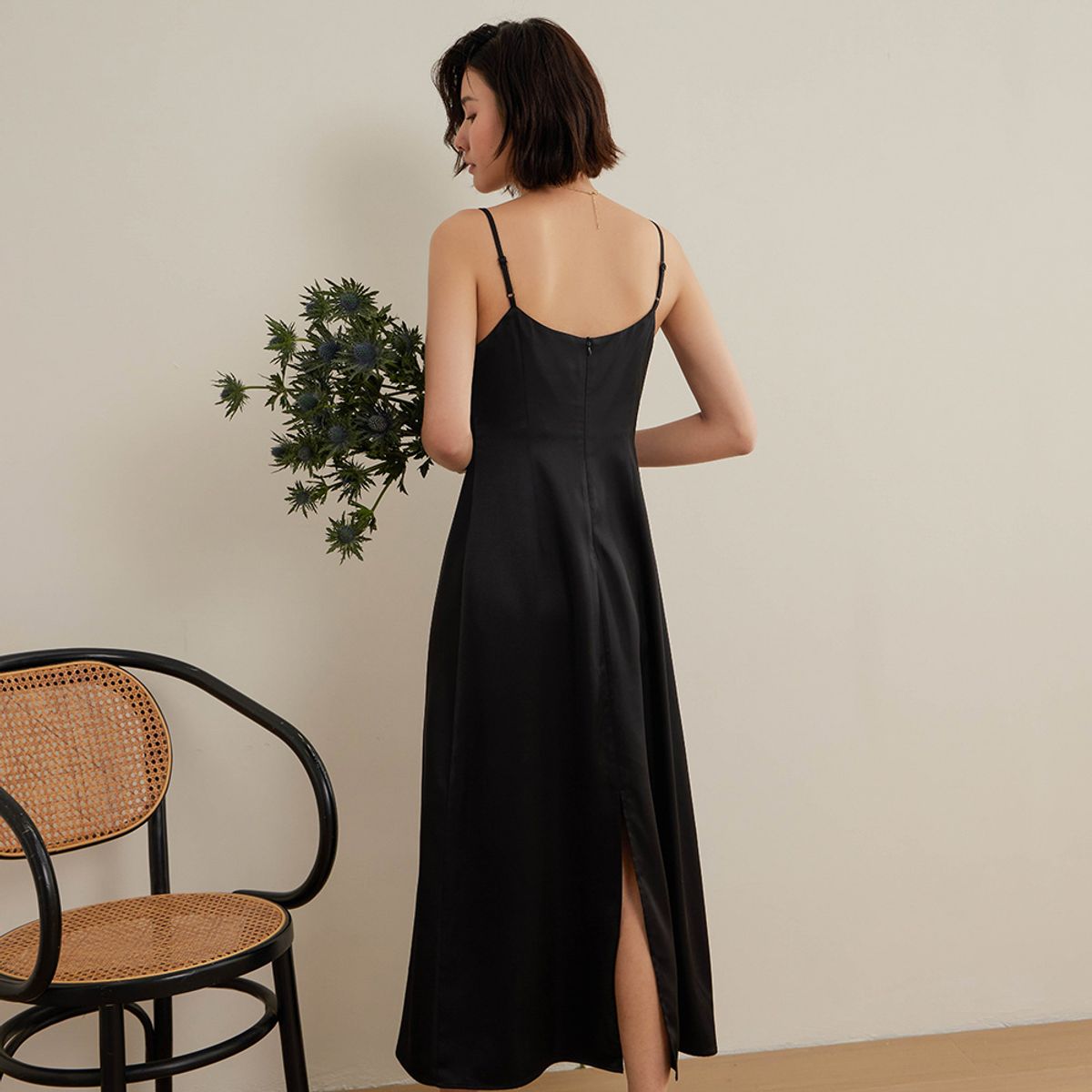 랭썬(LANGSON) LS_Slim fit suspender dress