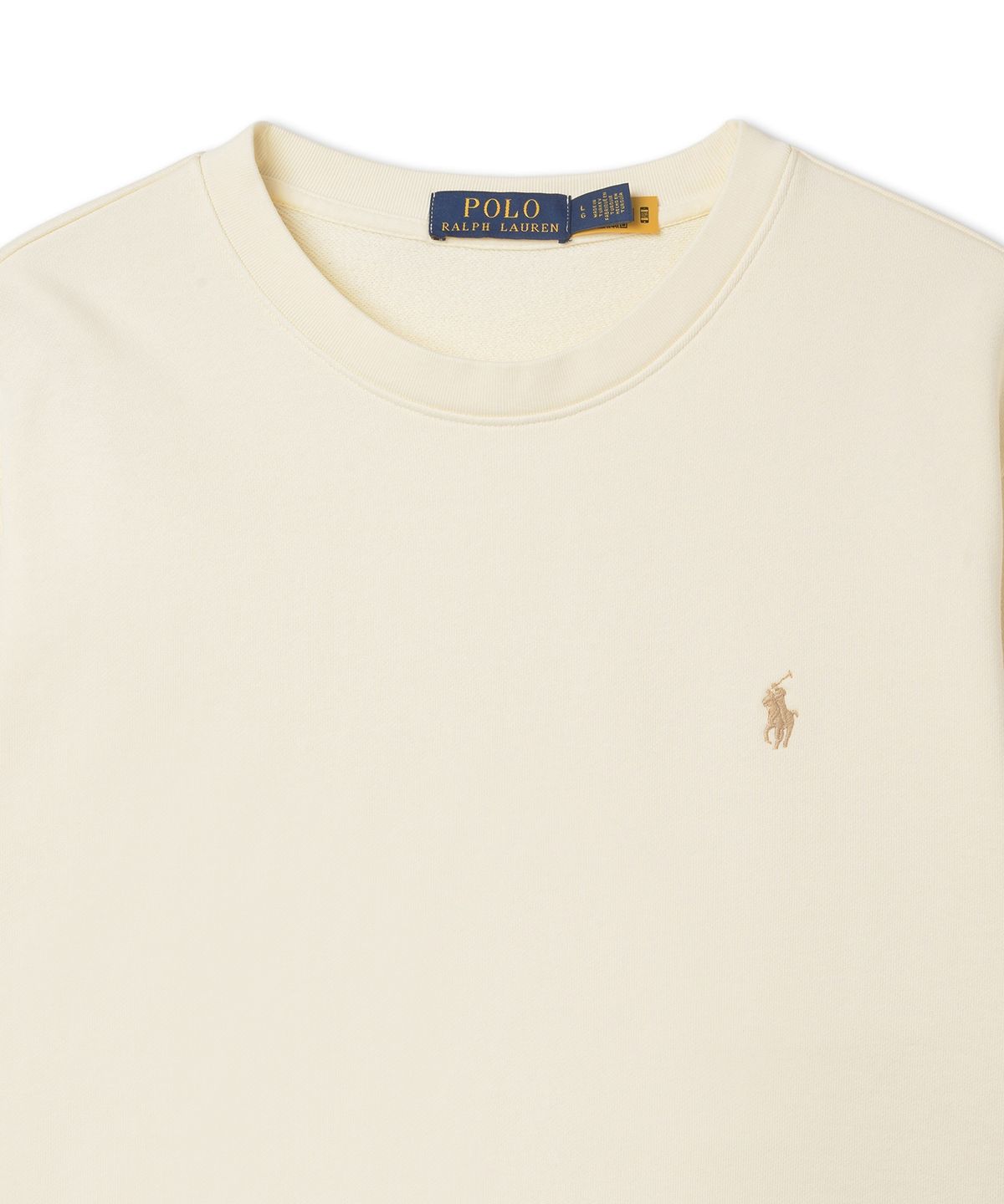 폴로 랄프 로렌(POLO RALPH LAUREN) 루프백 테리 스웨트셔츠 - 내추럴