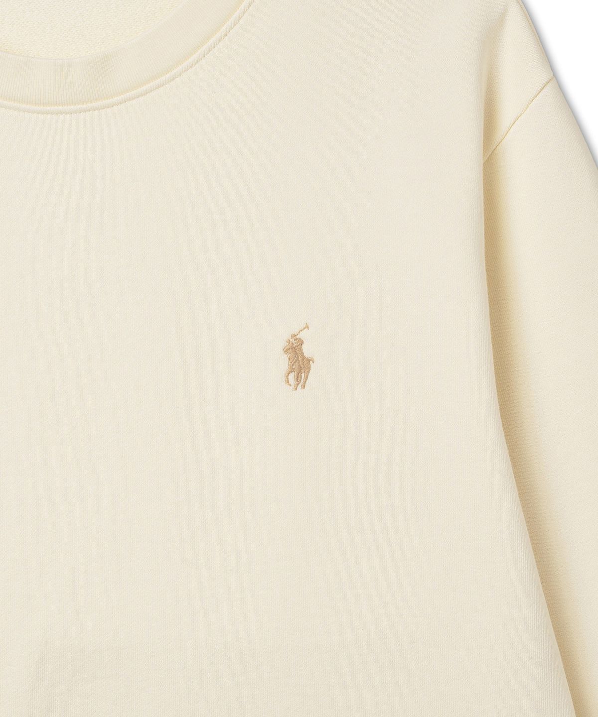 폴로 랄프 로렌(POLO RALPH LAUREN) 루프백 테리 스웨트셔츠 - 내추럴