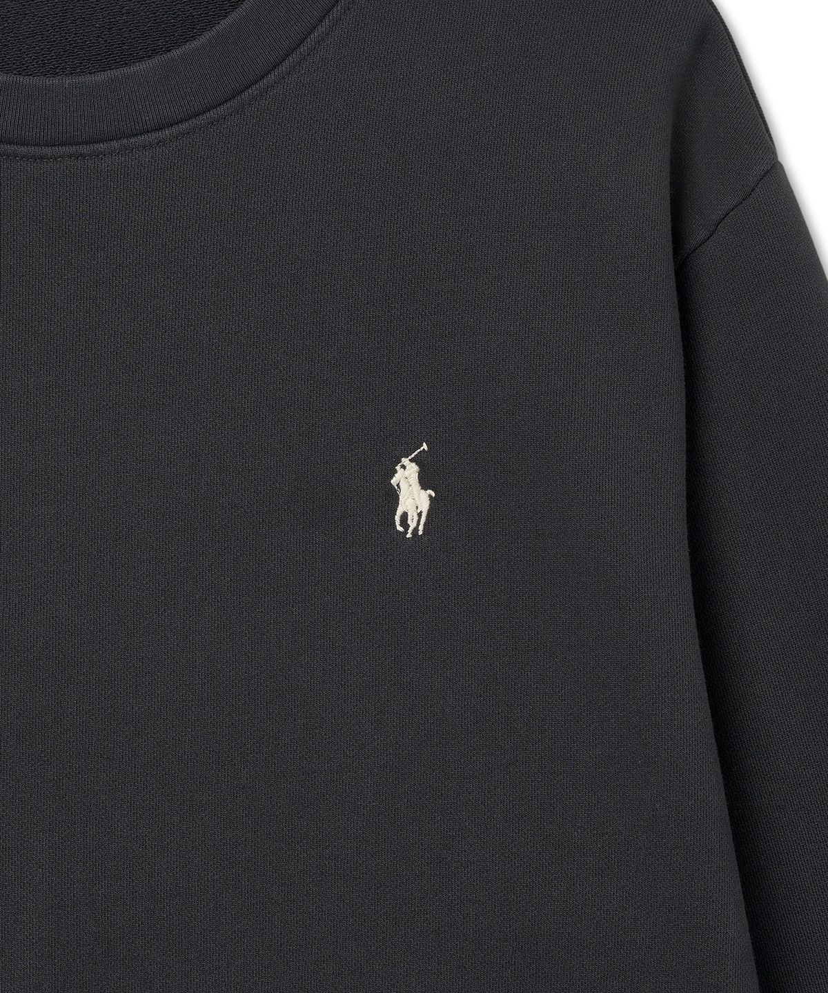 폴로 랄프 로렌(POLO RALPH LAUREN) 루프백 테리 스웨트셔츠 - 블랙