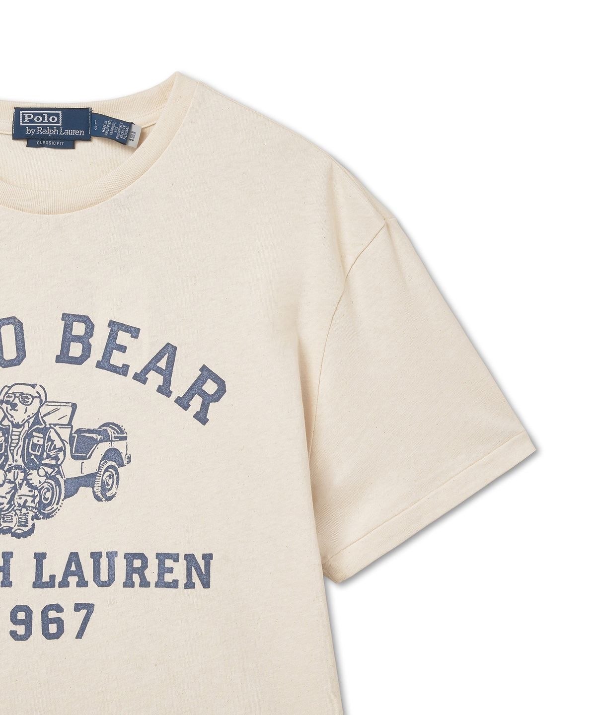 폴로 랄프 로렌(POLO RALPH LAUREN) 클래식핏 폴로 베어 저지 티셔츠 - 화이트