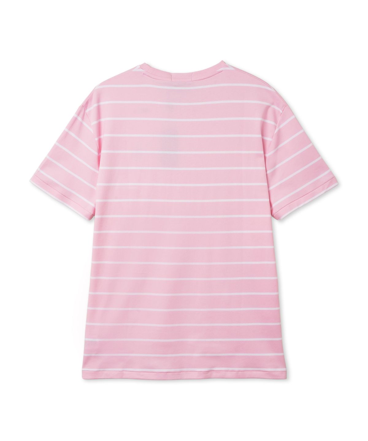 폴로 랄프 로렌(POLO RALPH LAUREN) 클래식핏 스트라이프 소프트 코튼 티셔츠 - 핑크