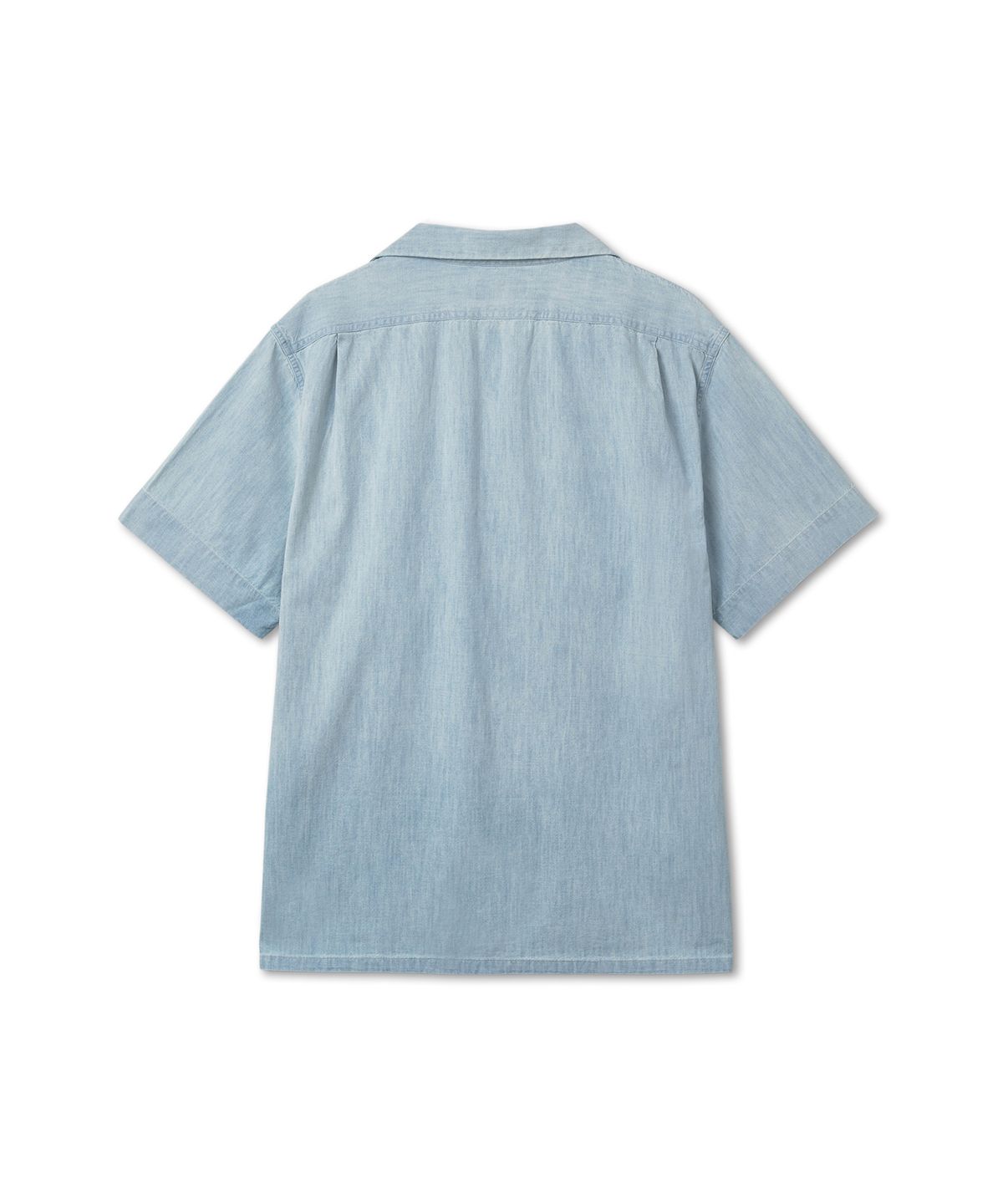 폴로 랄프 로렌(POLO RALPH LAUREN) 클래식핏 인디고 샴브레이 캠프 셔츠 - 블루