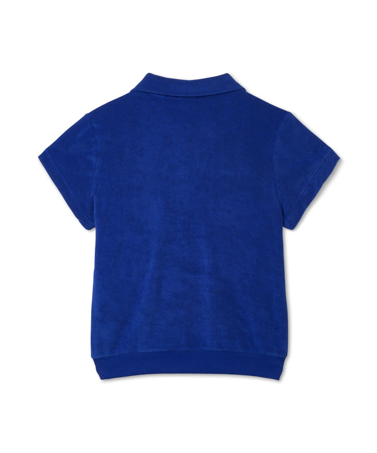폴로 랄프 로렌(POLO RALPH LAUREN) W 슈렁큰핏 테리 폴로 셔츠 - 블루