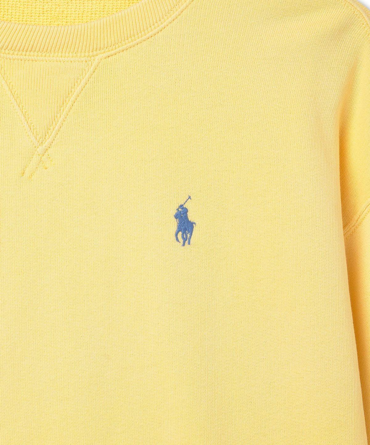 폴로 랄프 로렌(POLO RALPH LAUREN) W 플리스 크루넥 풀오버 - 옐로우