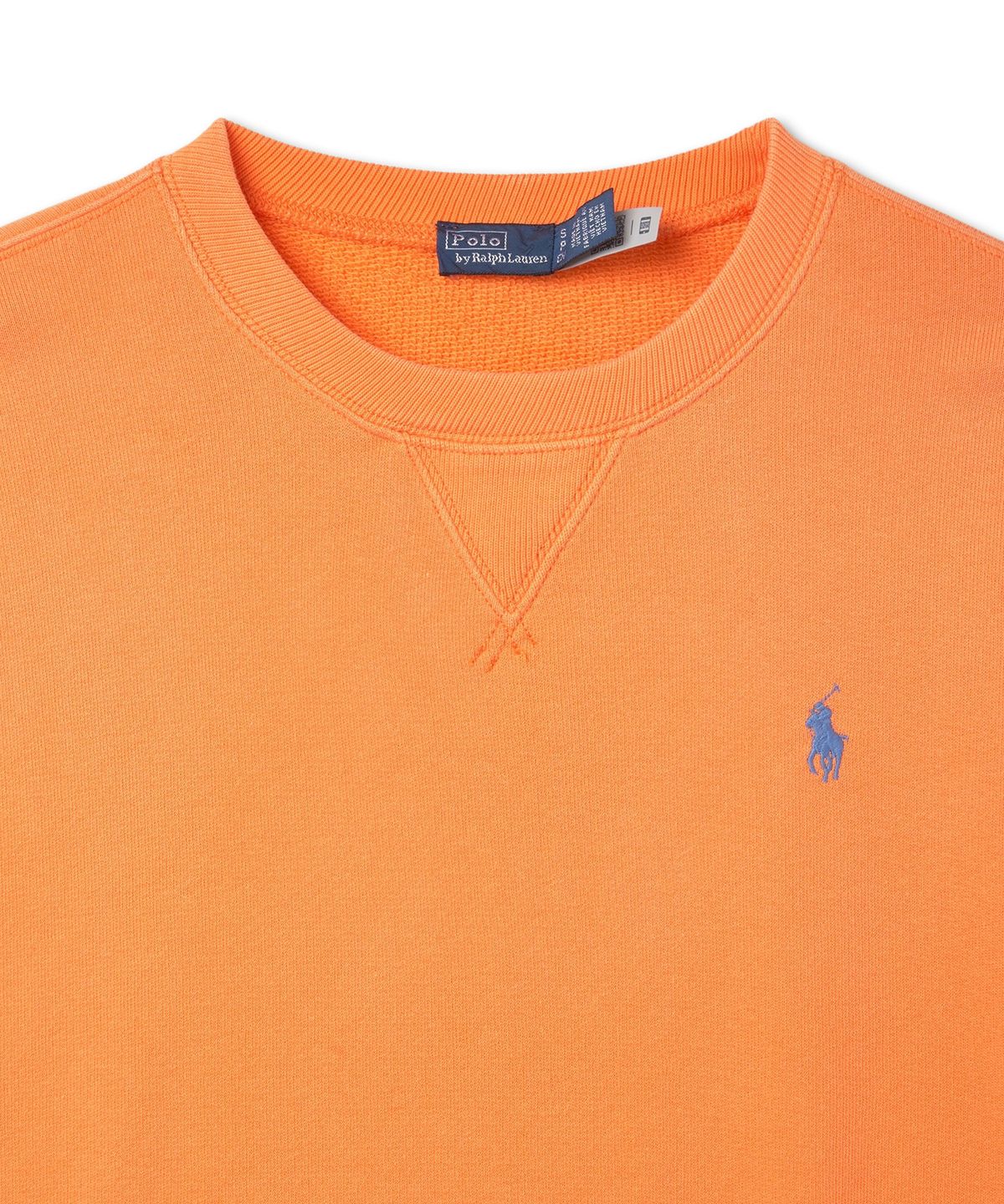 폴로 랄프 로렌(POLO RALPH LAUREN) W 플리스 크루넥 풀오버 - 오렌지