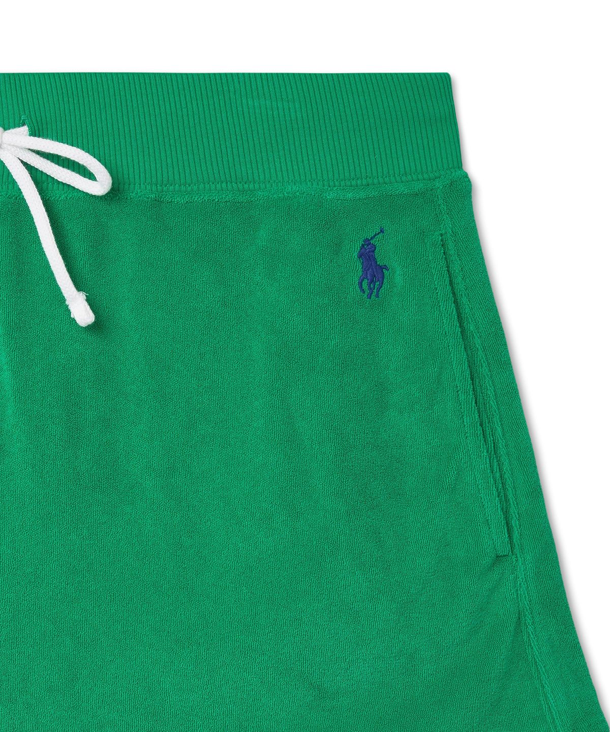 폴로 랄프 로렌(POLO RALPH LAUREN) W 드로스트링 테리 쇼트 - 그린