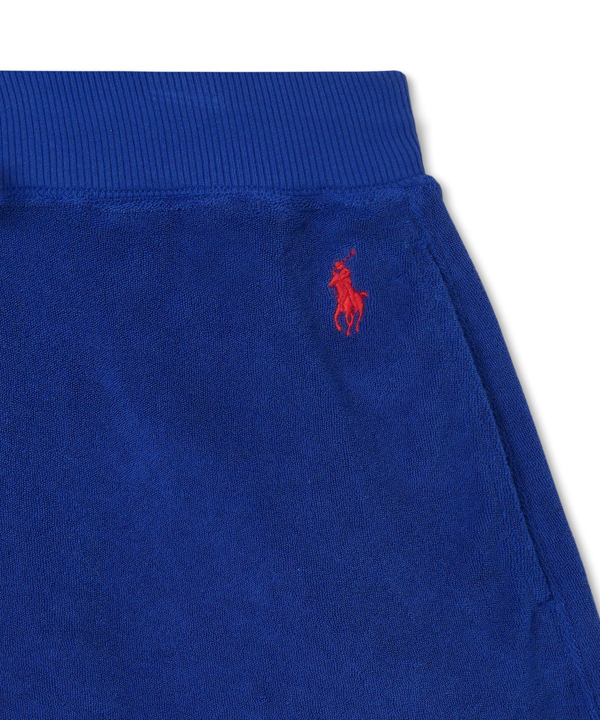 폴로 랄프 로렌(POLO RALPH LAUREN) W 드로스트링 테리 쇼트 - 블루