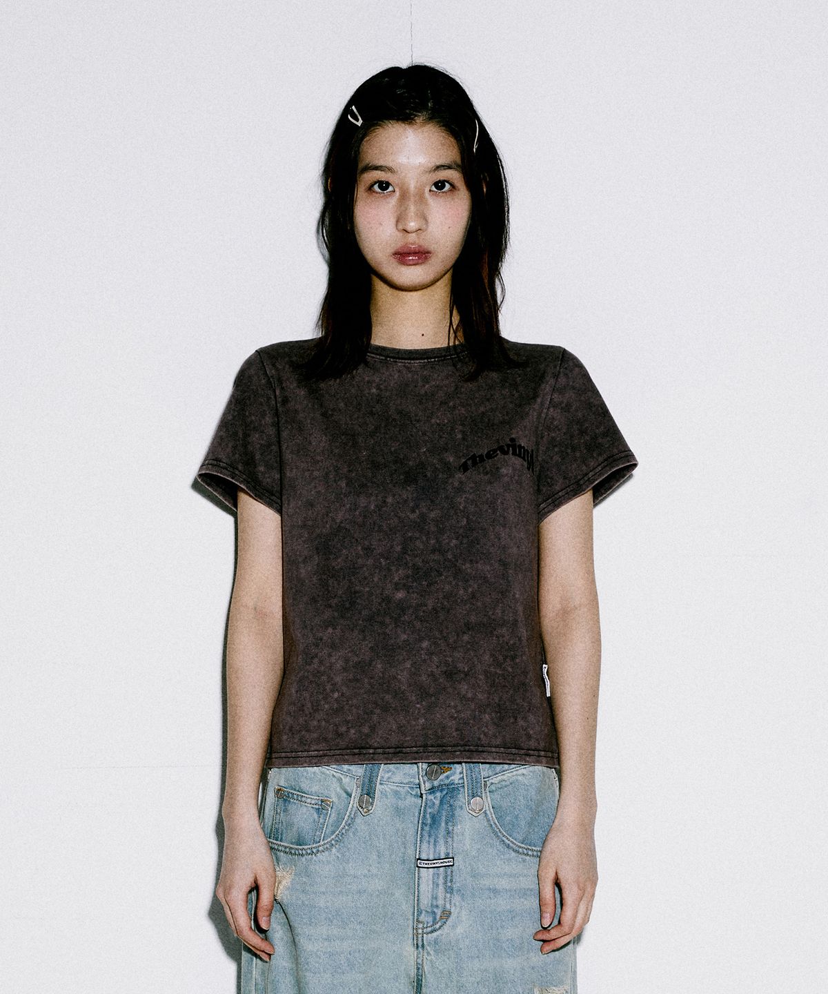 더바이닐하우스(THEVINYLHOUSE) TORNADO TEE PURPLE (VH2EMUT510A)