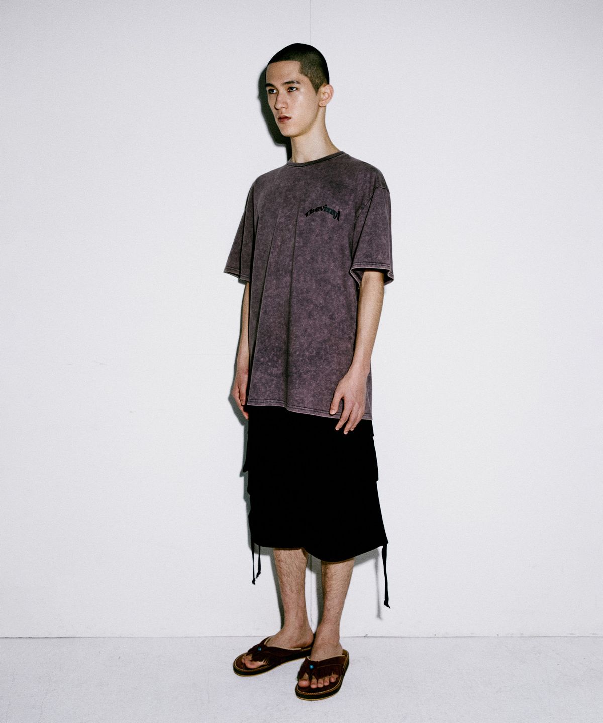 더바이닐하우스(THEVINYLHOUSE) TORNADO TEE PURPLE (VH2EMUT510A)