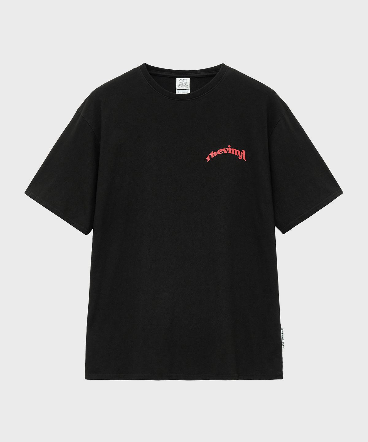 더바이닐하우스(THEVINYLHOUSE) TORNADO TEE BLACK (VH2EMUT510A)
