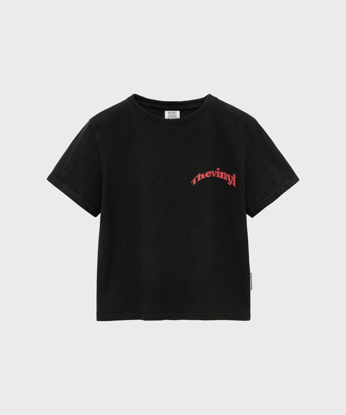 더바이닐하우스(THEVINYLHOUSE) TORNADO TEE BLACK (VH2EMUT510A)