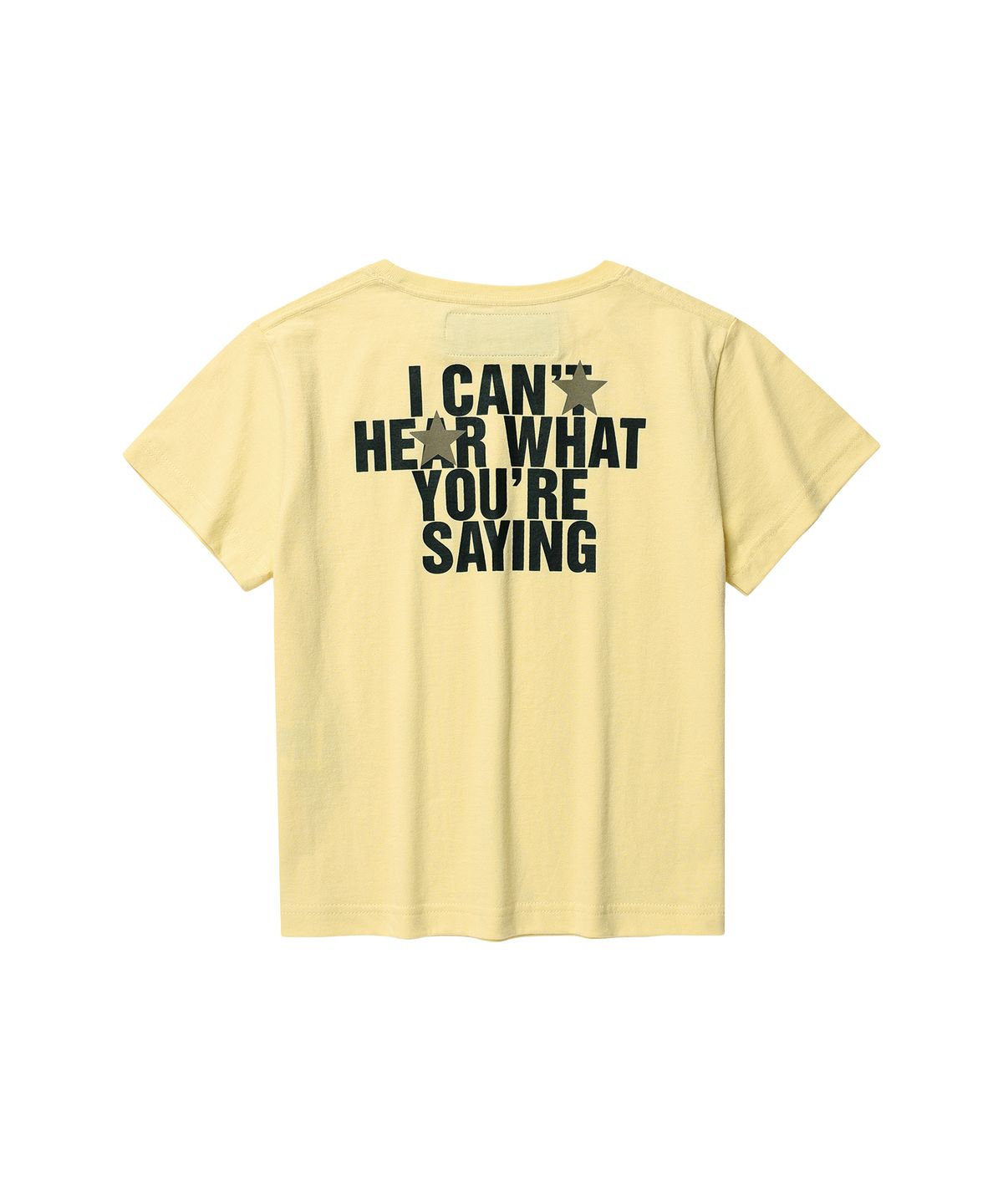 더바이닐하우스(THEVINYLHOUSE) STAR TEE YELLOW (VH2EMUT507A)