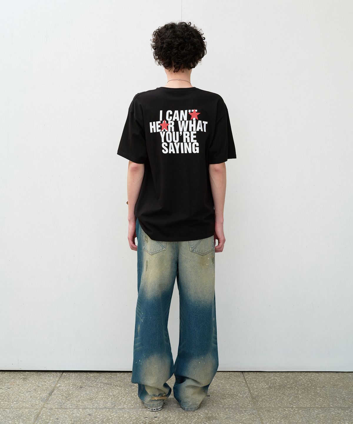 더바이닐하우스(THEVINYLHOUSE) STAR TEE BLACK (VH2EMUT507A)