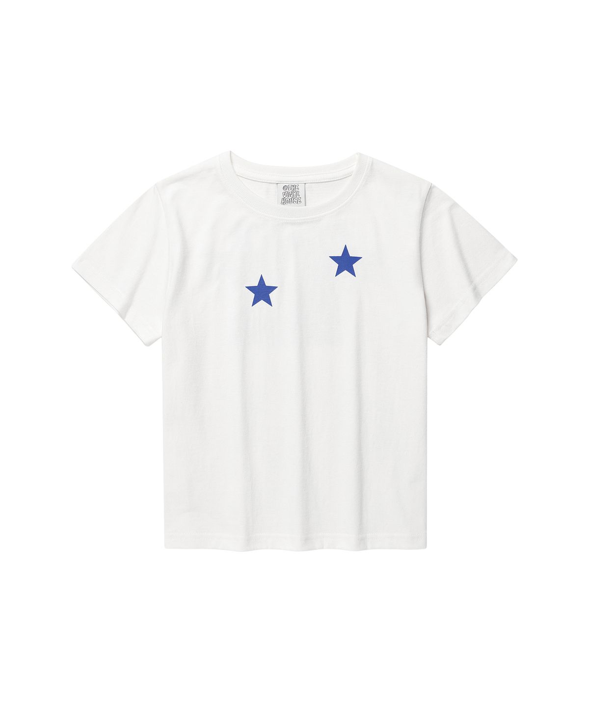 더바이닐하우스(THEVINYLHOUSE) STAR TEE WHITE (VH2EMUT507A)