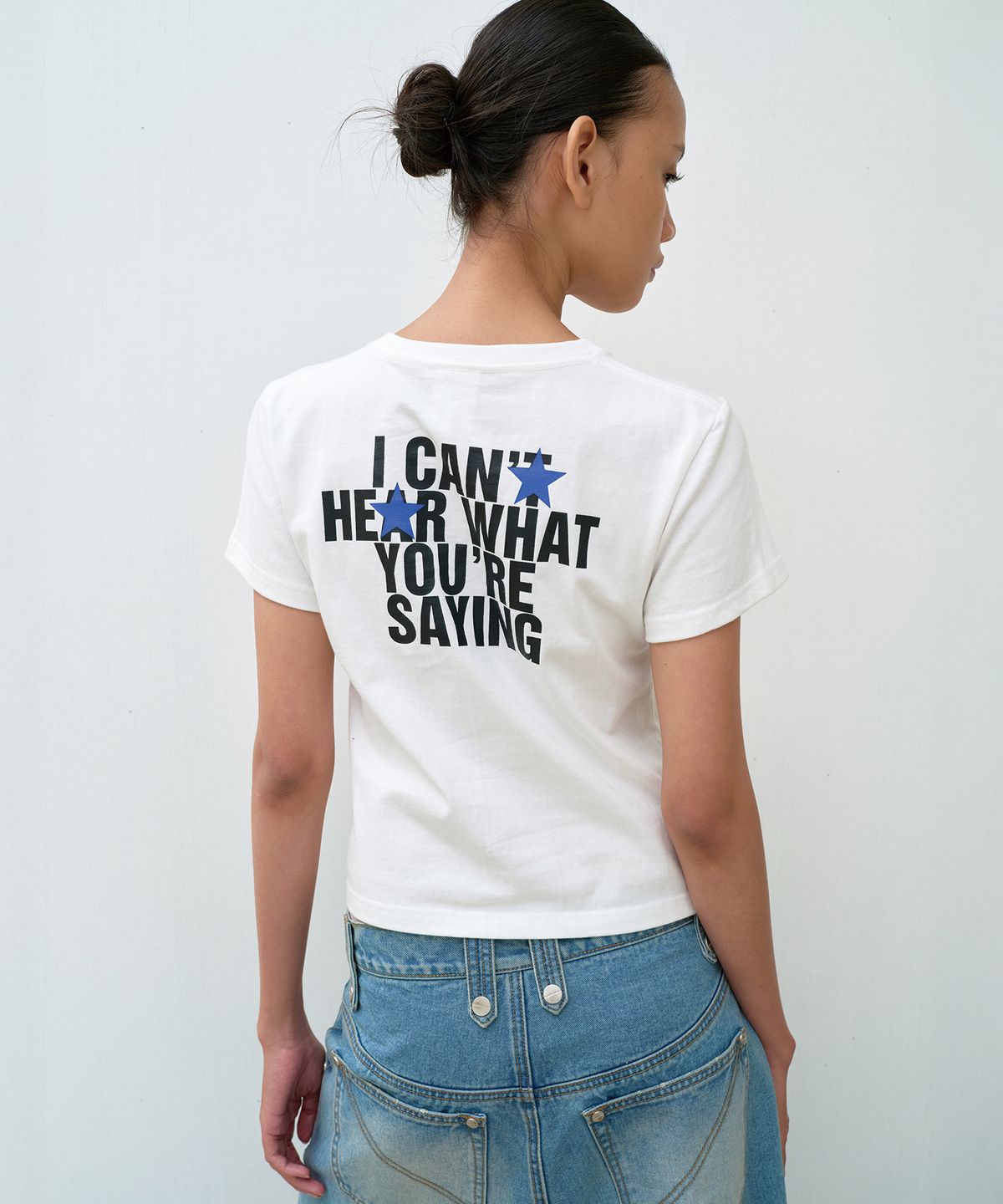더바이닐하우스(THEVINYLHOUSE) STAR TEE WHITE (VH2EMUT507A)