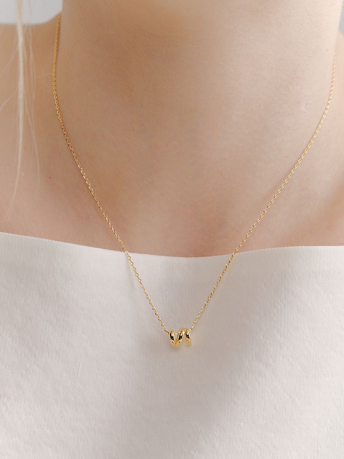 헤이(HEI) lilies pendant necklace