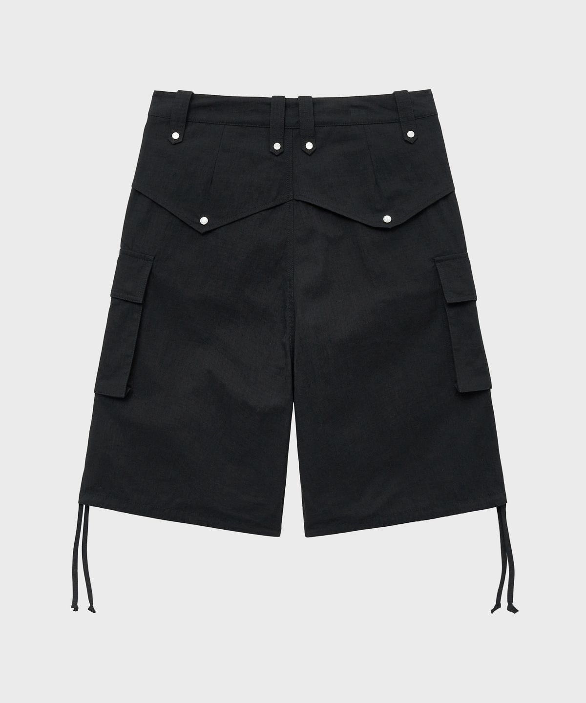 더바이닐하우스(THEVINYLHOUSE) WESTERN CARGO SHORTS BLACK (VH2EMUPA61A)