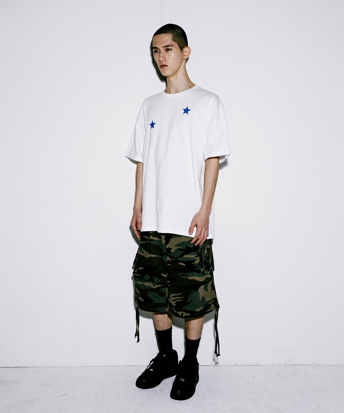 더바이닐하우스(THEVINYLHOUSE) WESTERN CARGO SHORTS CAMO (VH2EMUPA61A)