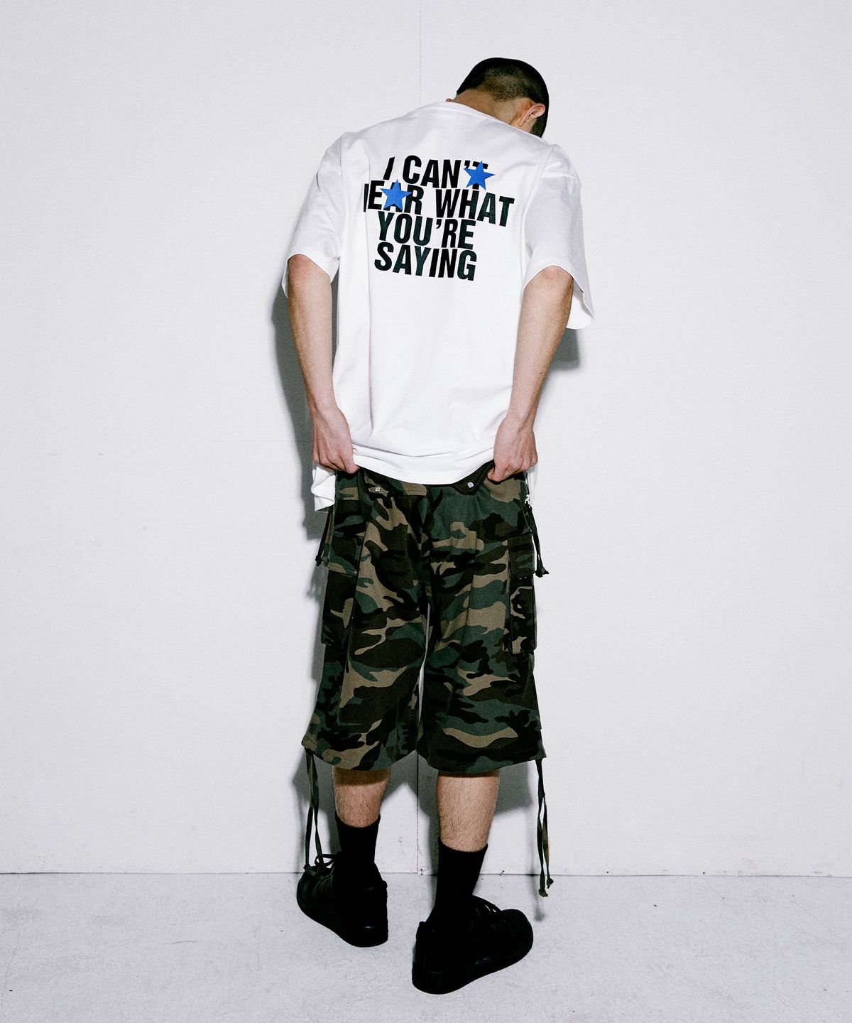 더바이닐하우스(THEVINYLHOUSE) WESTERN CARGO SHORTS CAMO (VH2EMUPA61A)