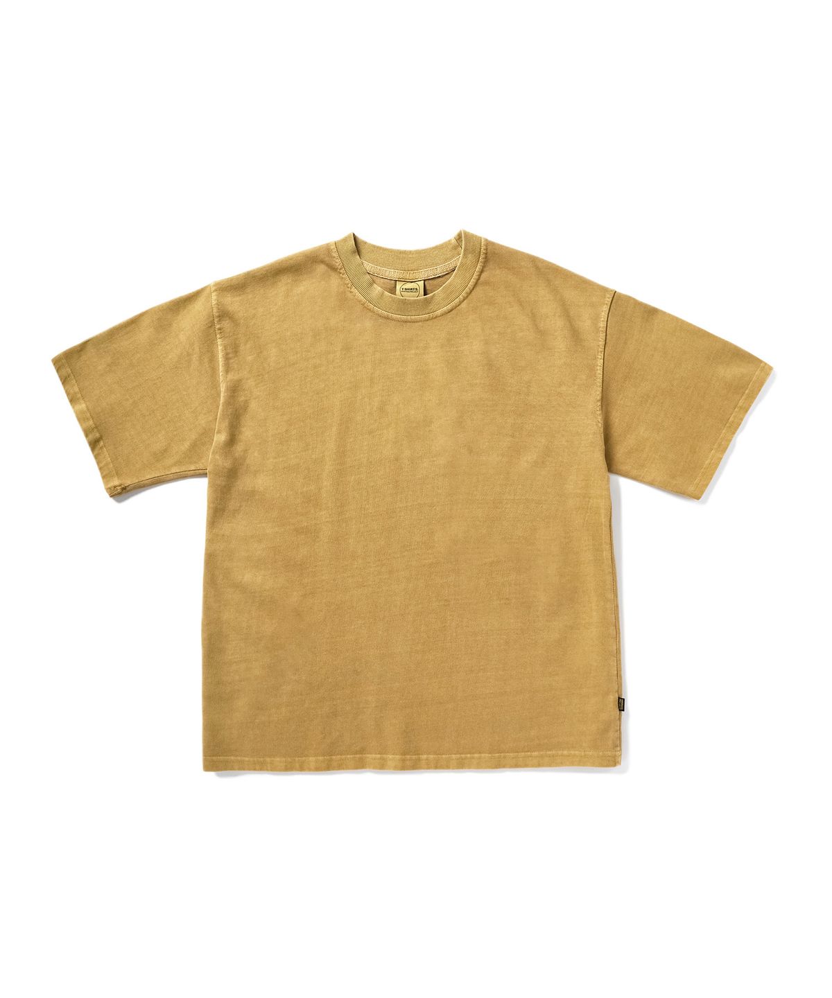 미니멀프로젝트(MINIMALPROJECT) 로버스트 헤비 오버핏 피그먼트 반팔티셔츠 MST153 [MUSTARD]