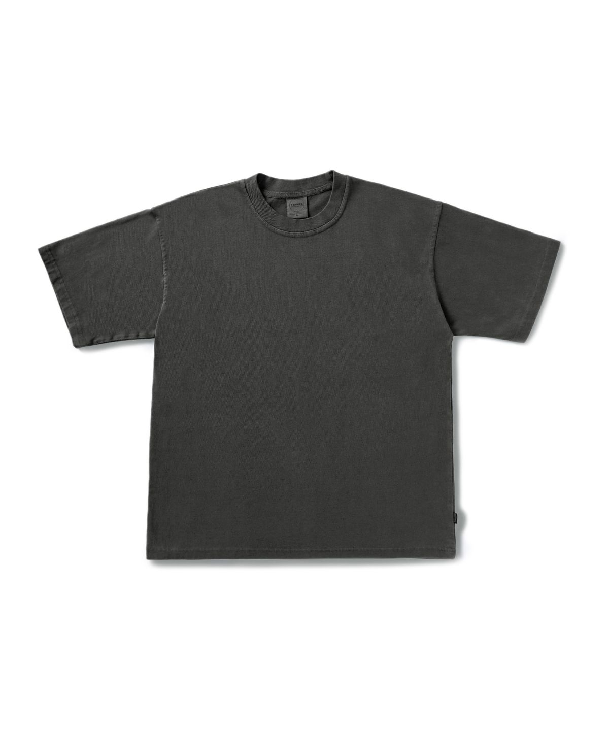 미니멀프로젝트(MINIMALPROJECT) 로버스트 헤비 오버핏 피그먼트 반팔티셔츠 MST153 [DARK GRAY]