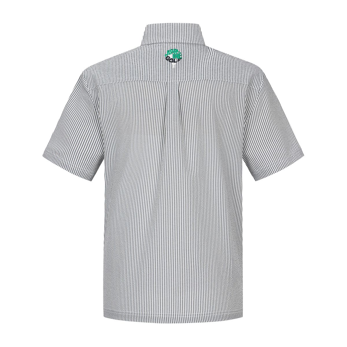 마틴골프(MARTINE GOLF) Seersucker Button Down Shirts_Grey (Men)