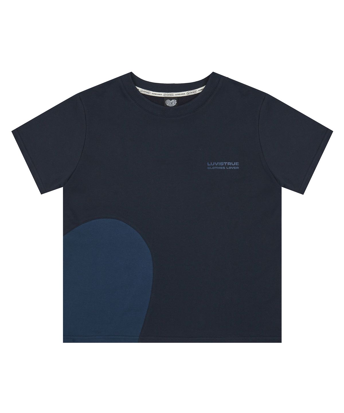 러브이즈트루(LUVISTRUE) BASIC HEART SET UP_TOP(NAVY)