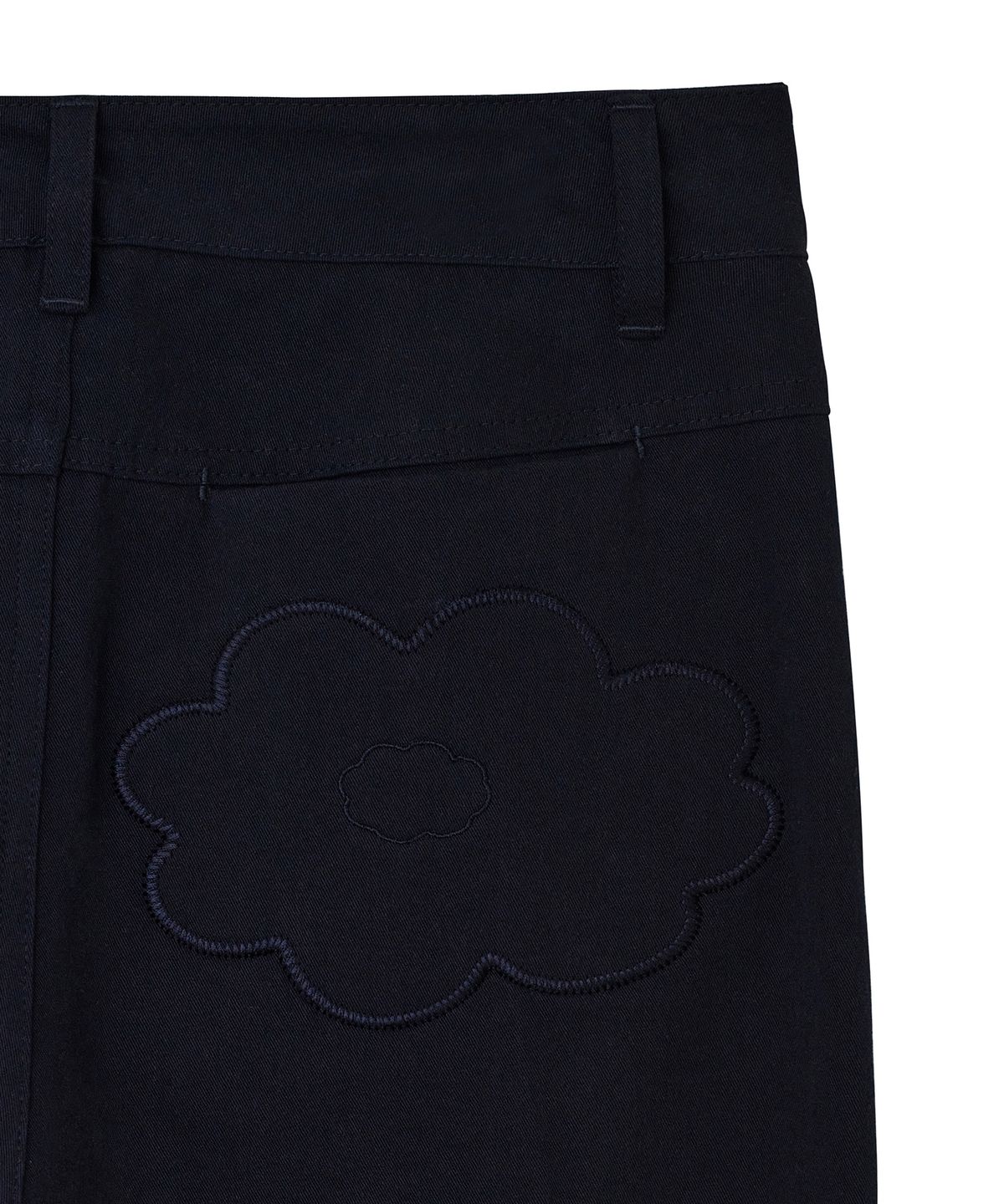 데이지신드롬(DAISY SYNDROME) FLUFFY COTTON PANTS navy
