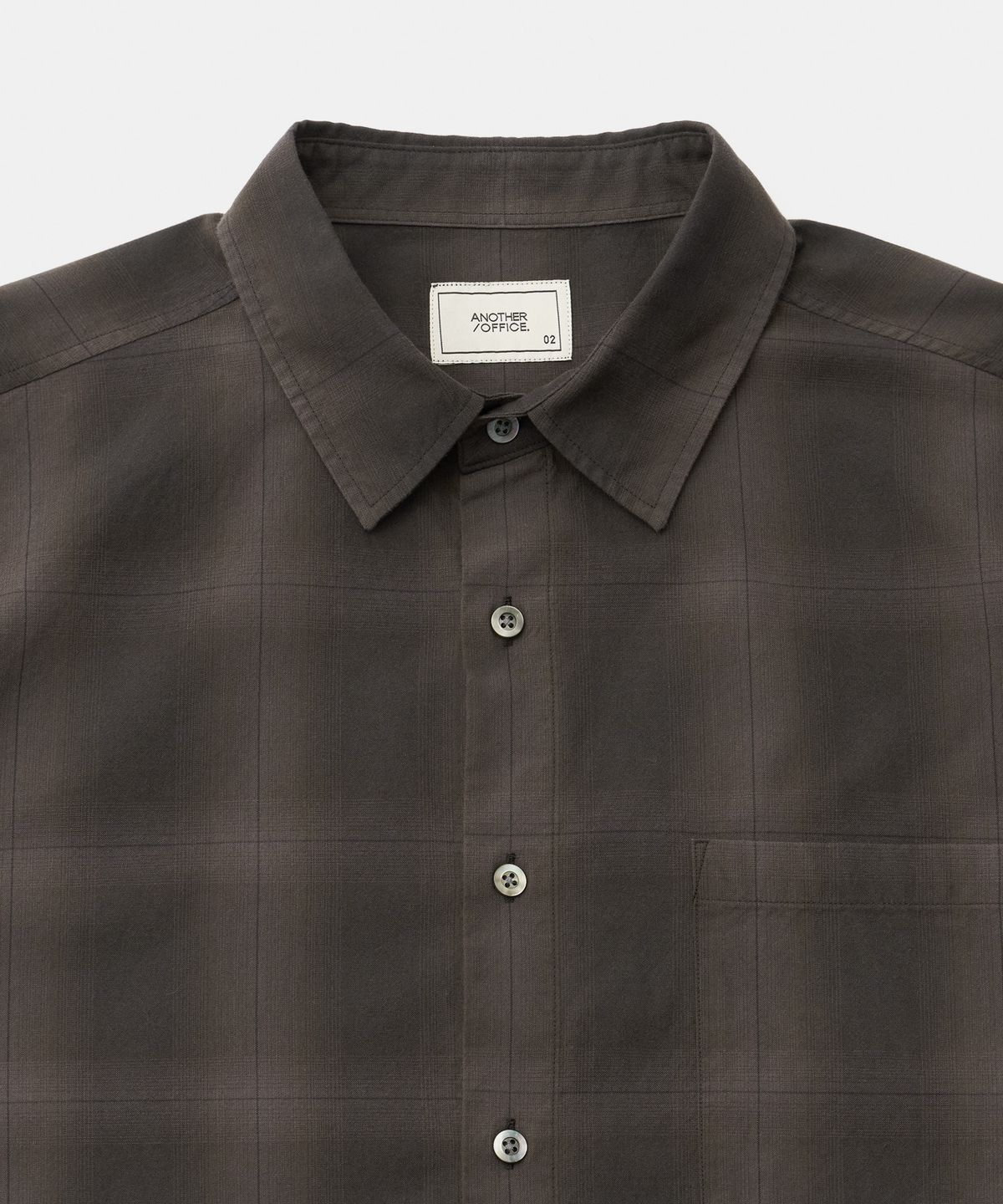 어나더 오피스(ANOTHER OFFICE) Reverb Ombre Shirt (Brown - Ombre)