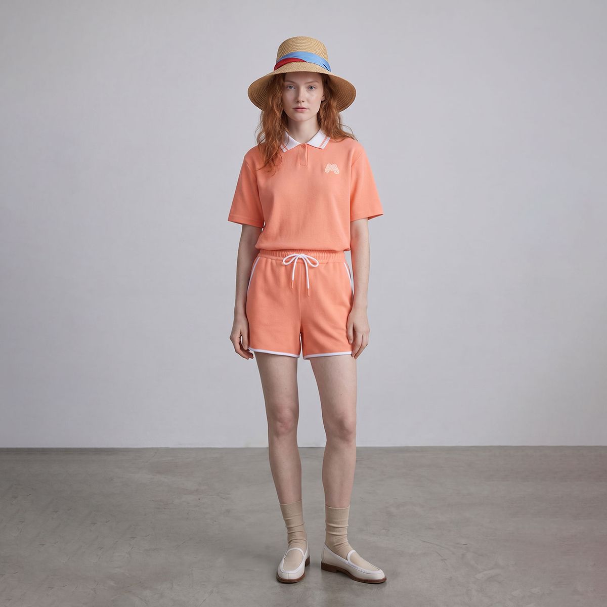 마틴골프(MARTINE GOLF) Terry String Shorts_Orange