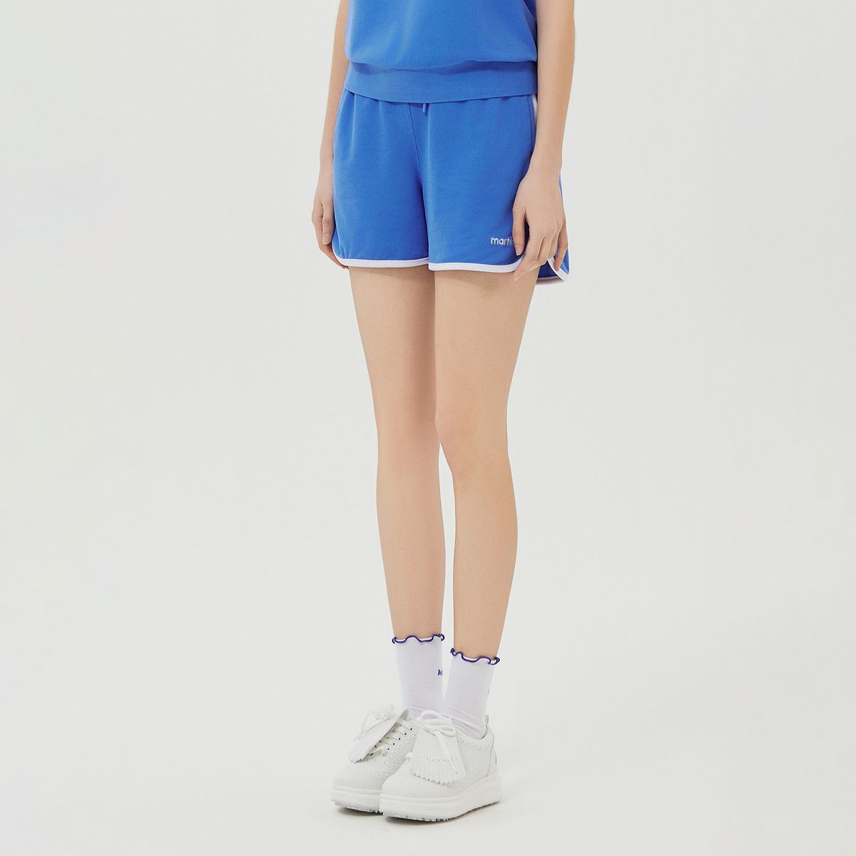 마틴골프(MARTINE GOLF) Terry String Shorts_Blue