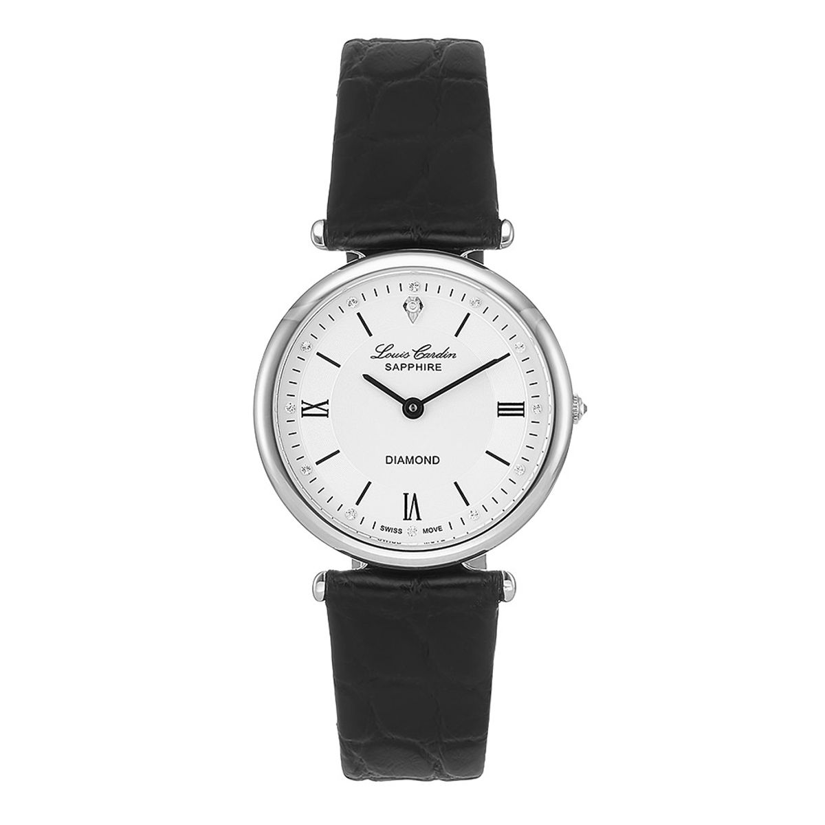 루이스카딘(LOUIS CARDIN) LC704WT_L 여성 다이아 초슬림 메탈시계