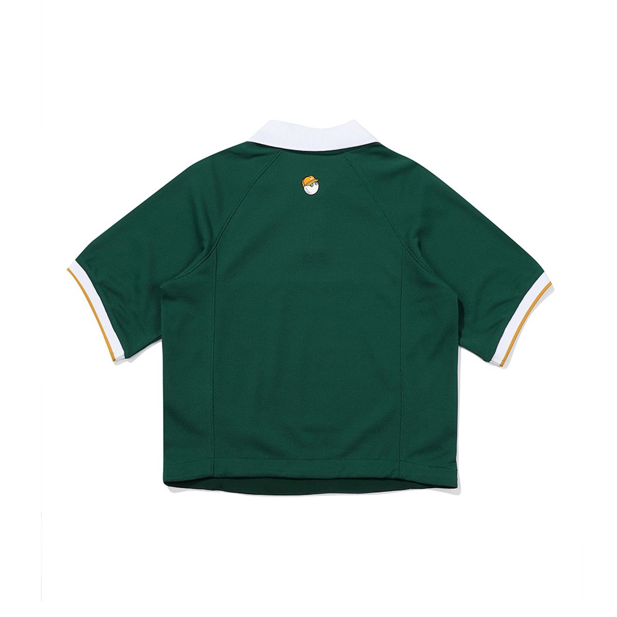 말본 골프(MALBON GOLF) 크롭 카라 티셔츠 GREEN (WOMAN)