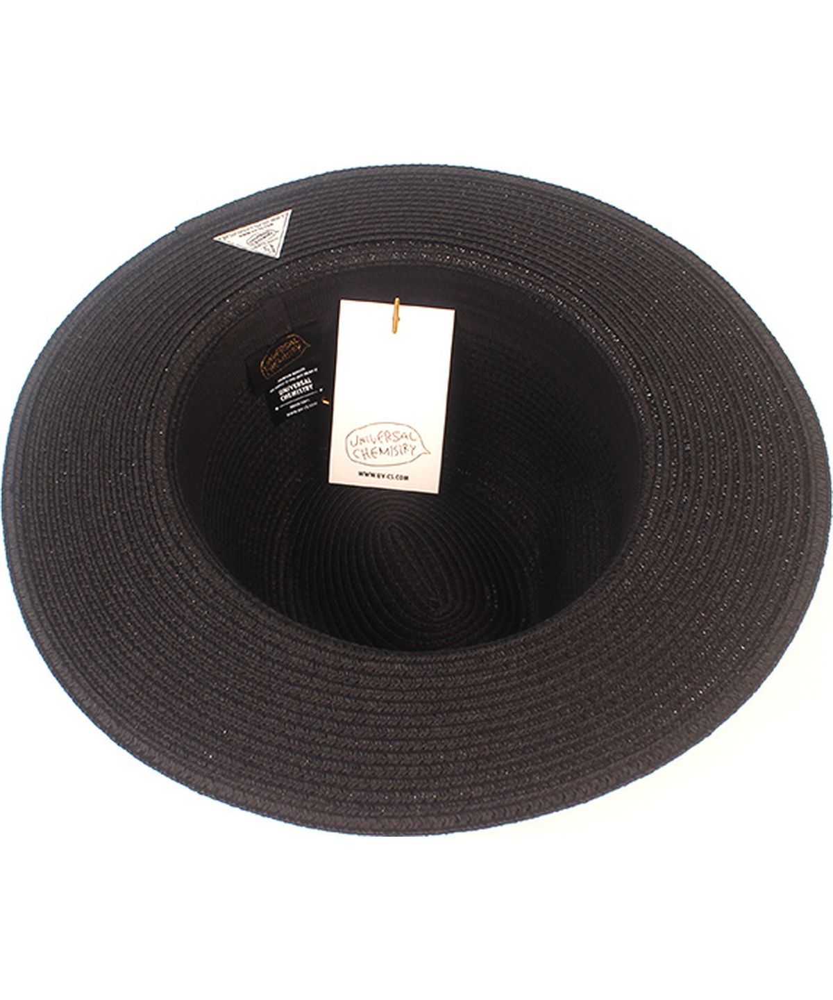 유니버셜 케미스트리(UNIVERSAL CHEMISTRY) Summer Simple Black Fedora 여름페도라
