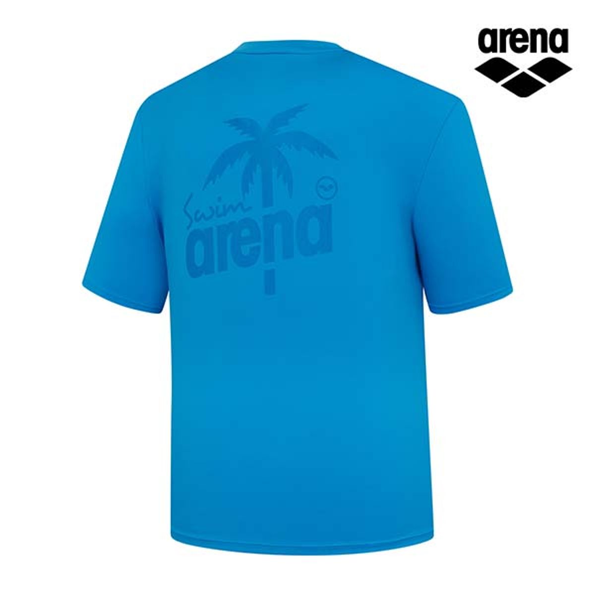 아레나(ARENA) 아일랜드 레저 반팔 래쉬가드 A4BM1PR02BLU