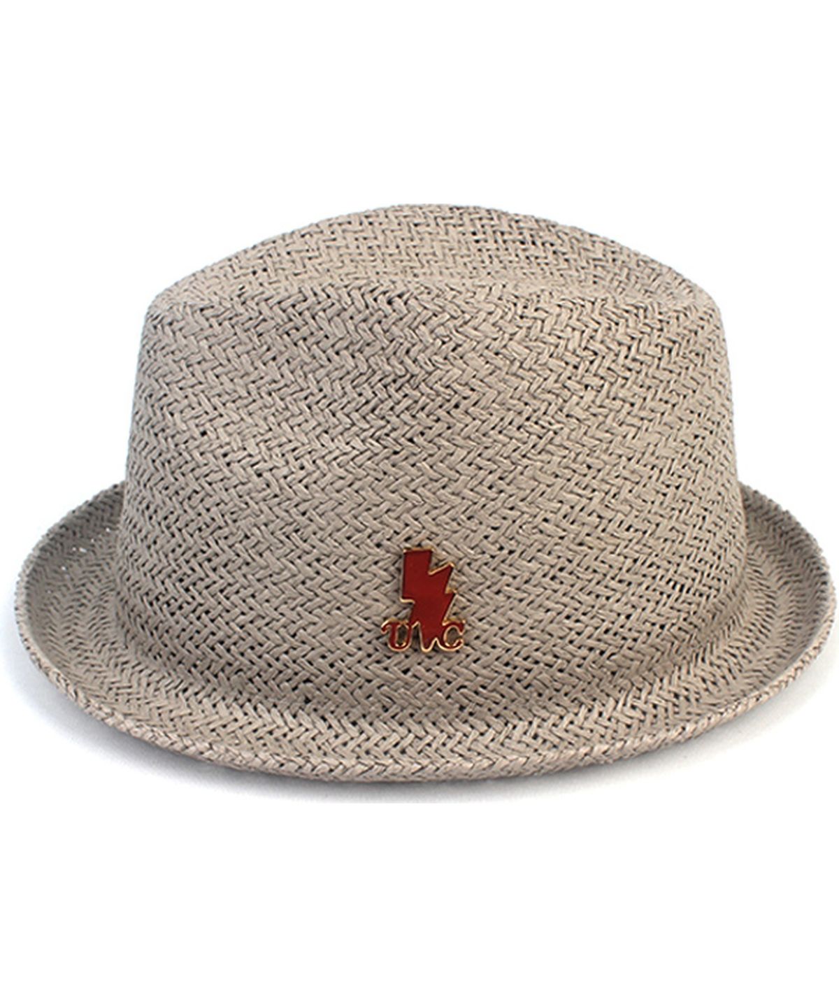 유니버셜 케미스트리(UNIVERSAL CHEMISTRY) Punk Simple Gray Summer Fedora 여름페도라
