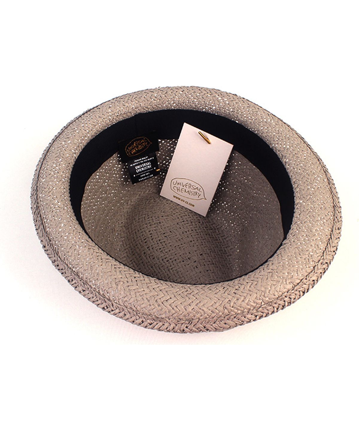 유니버셜 케미스트리(UNIVERSAL CHEMISTRY) Punk Simple Gray Summer Fedora 여름페도라
