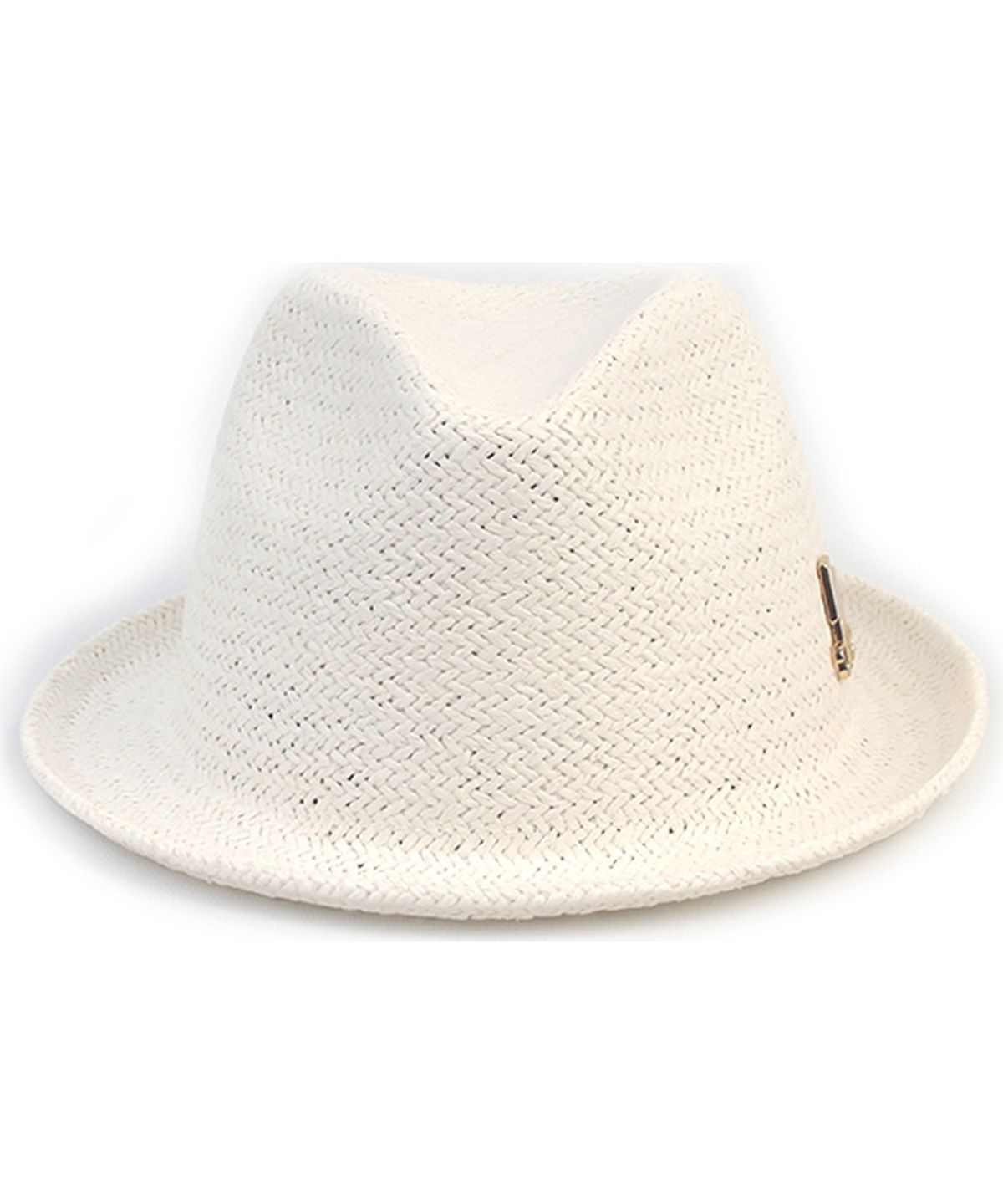 유니버셜 케미스트리(UNIVERSAL CHEMISTRY) Punk Simple White Summer Fedora 여름페도라