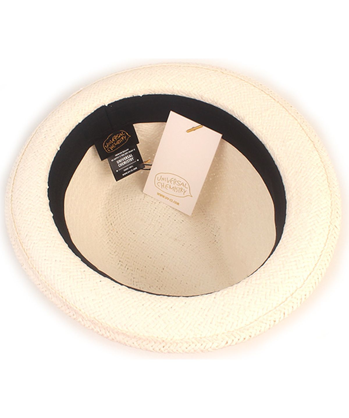 유니버셜 케미스트리(UNIVERSAL CHEMISTRY) Punk Simple White Summer Fedora 여름페도라