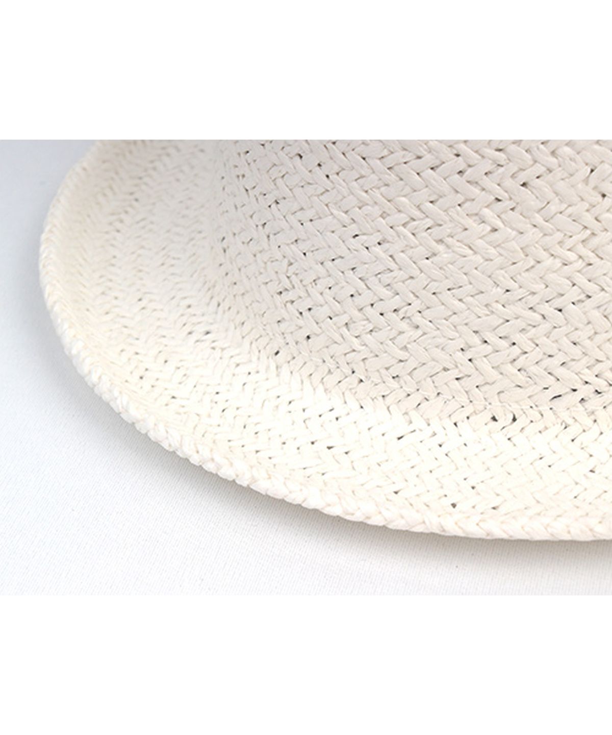 유니버셜 케미스트리(UNIVERSAL CHEMISTRY) Punk Simple White Summer Fedora 여름페도라