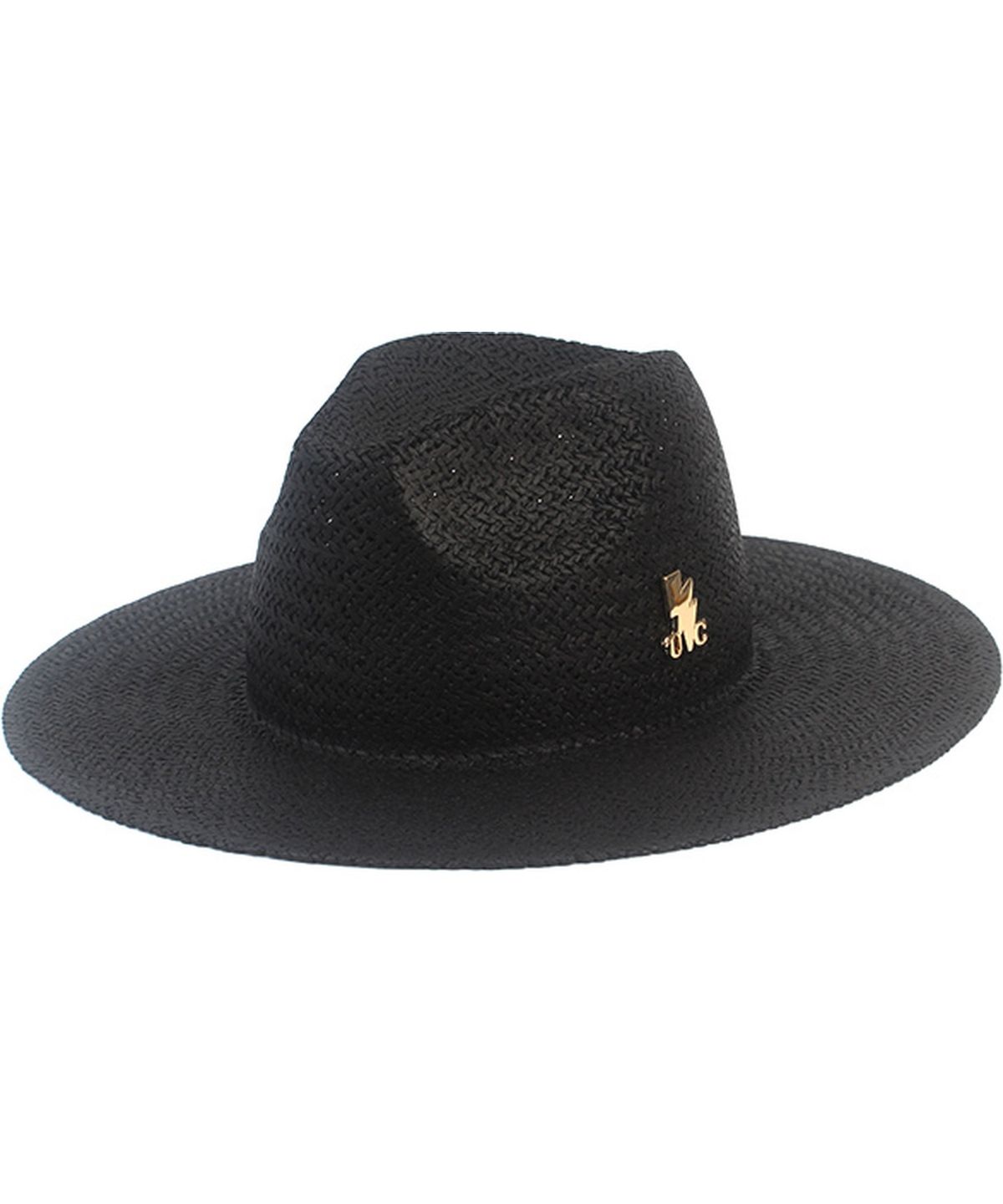 유니버셜 케미스트리(UNIVERSAL CHEMISTRY) Swing Simple Black Fedora 여름페도라