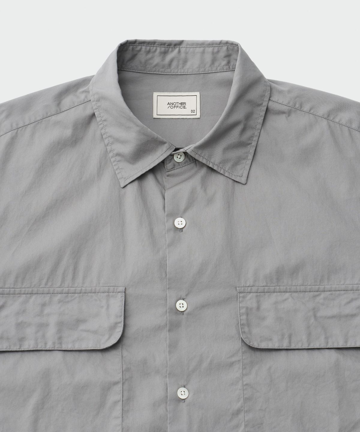 어나더 오피스(ANOTHER OFFICE) Volume Shirt (Concrete)
