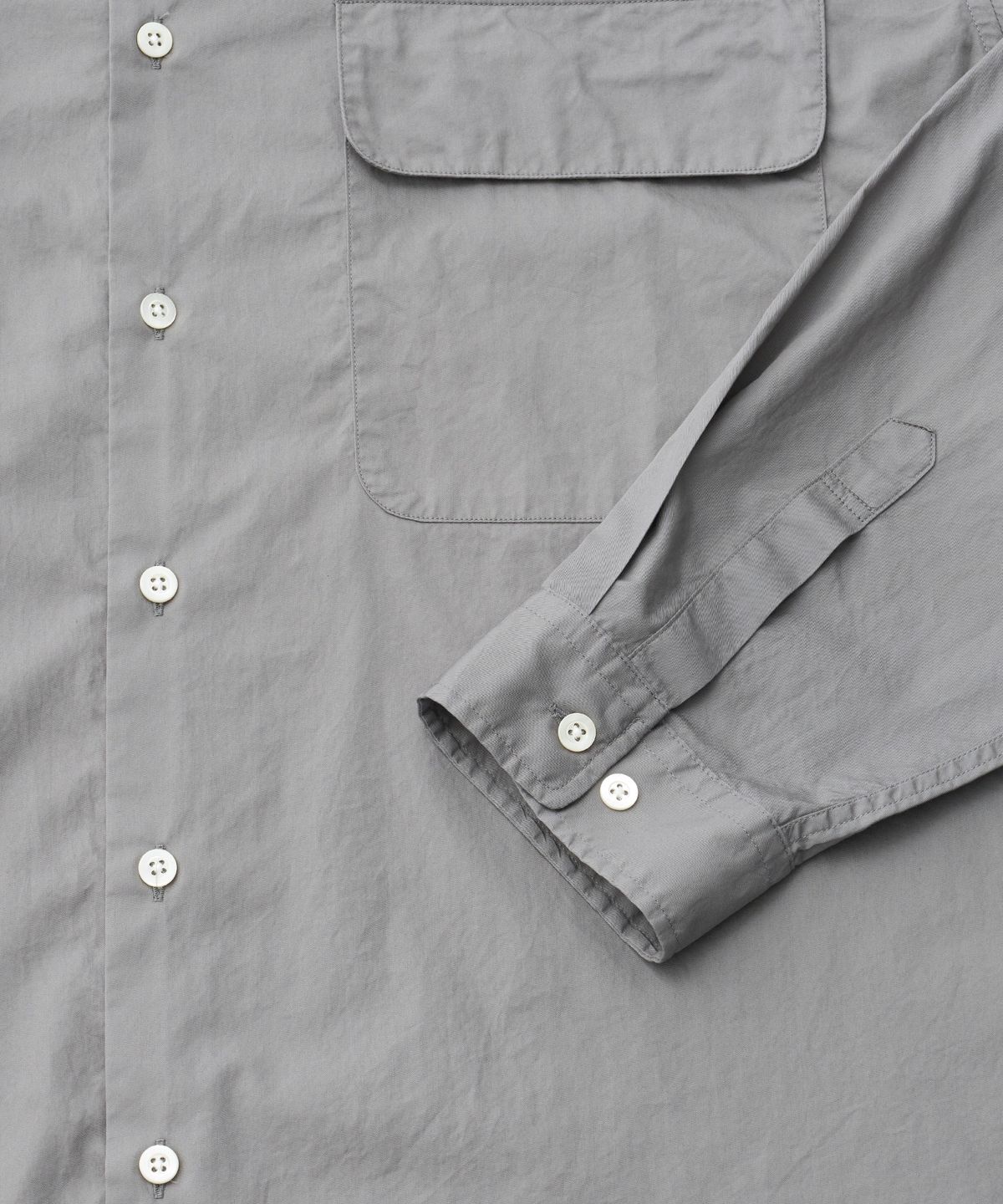 어나더 오피스(ANOTHER OFFICE) Volume Shirt (Concrete)