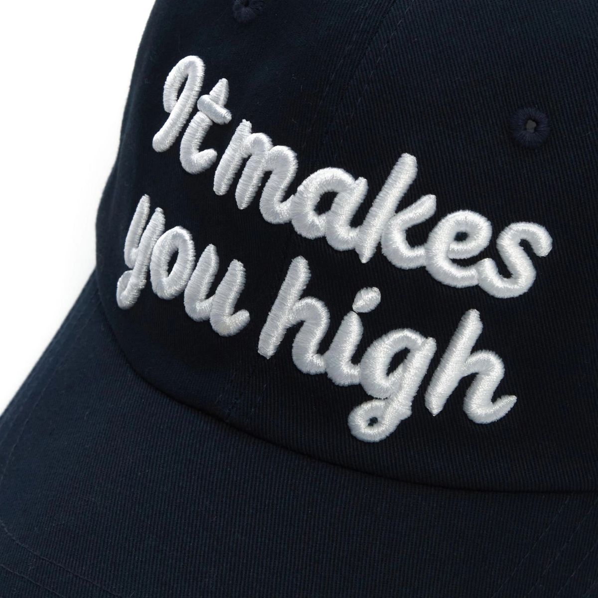 깔롱 골프(KHALHON) 볼 캡 - IT MAKES YOU HIGH (네이비)