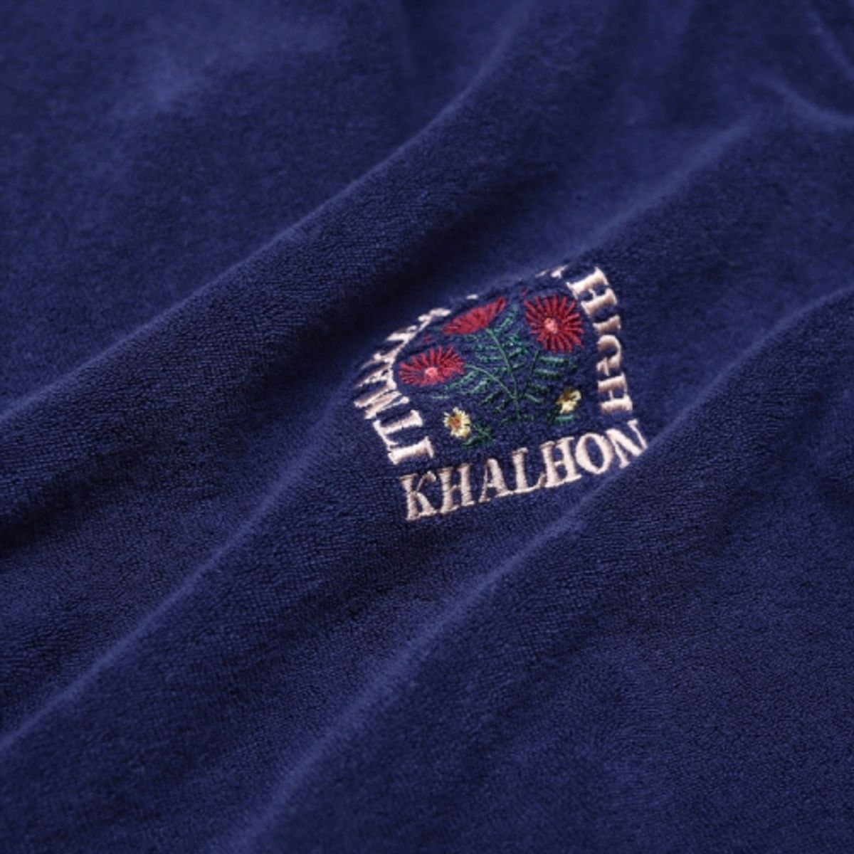 깔롱 골프(KHALHON) 테리 숏 슬리브 티셔츠 (네이비)
