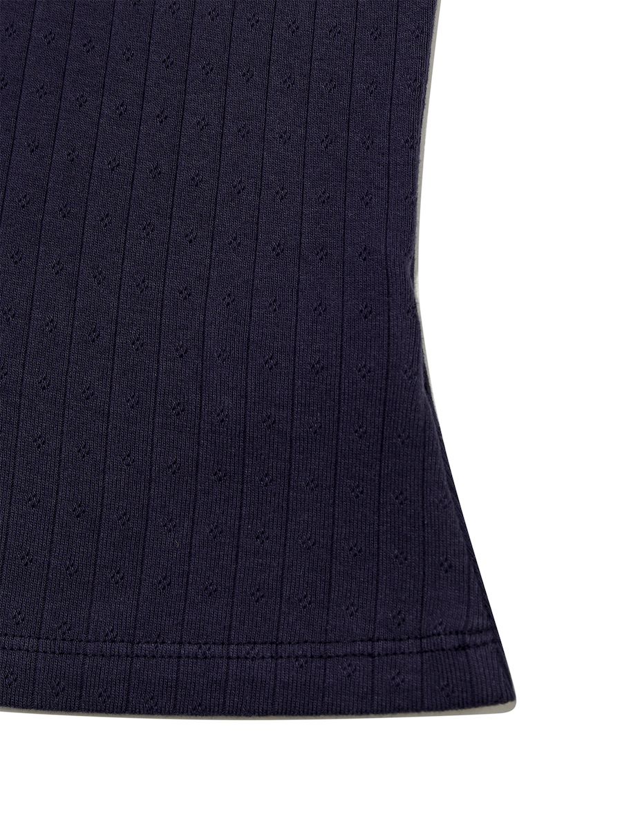 MUSINSA | GLOWNY PROVINCE EYELET TANK (NAVY)
