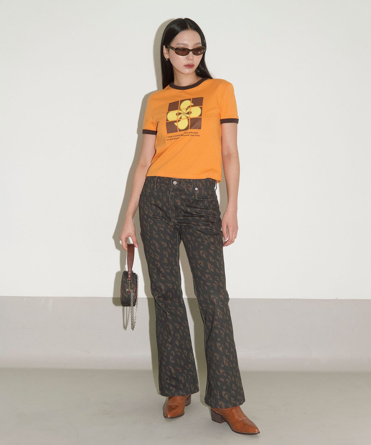 헤레틱(HERETIC) PUZZLE RINGER T-SHIRT / orange